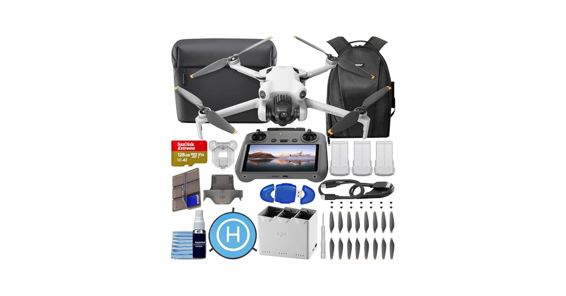 Amazon.com: DJI Mini 4 Pro Fly More Combo Plus with DJI RC 2